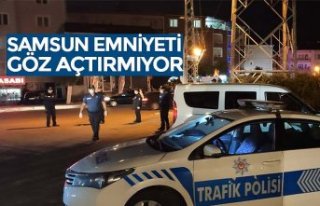 SAMSUN EMNİYETİ GÖZ AÇTIRMIYOR