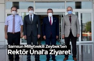 Samsun Milletvekili Zeybek’ten Rektör Ünal’a...