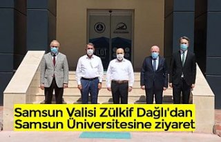 Samsun Valisi Zülkif Dağlı'dan Samsun Üniversitesine...