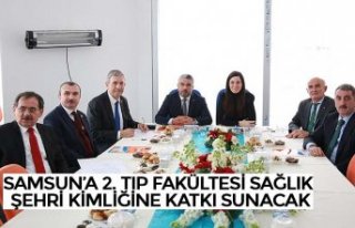 SAMSUN’A 2. TIP FAKÜLTESİ SAĞLIK ŞEHRİ KİMLİĞİNE...