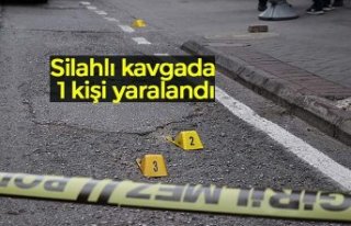 Silahlı kavgada 1 kişi yaralandı