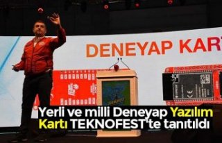 Yerli ve milli Deneyap Yazılım Kartı TEKNOFEST'te...