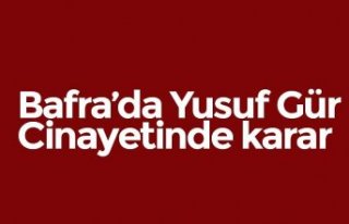 Yusuf Gür Cinayetinde karar