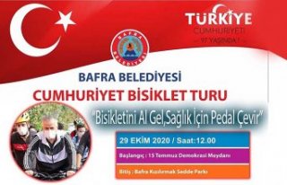 BAFRA BELEDİYESİ CUMHURİYET BİSİKLET TURU