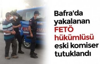 Bafra'da yakalanan FETÖ hükümlüsü eski komiser...