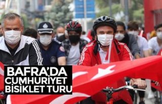 BAFRA’DA CUMHURİYET BİSİKLET TURU