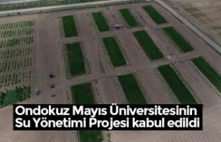 Ondokuz Mayıs Üniversitesinin Su Yönetimi Projesi...