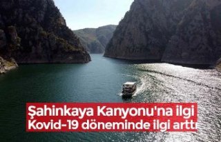 Şahinkaya Kanyonu'na ilgi Kovid-19 döneminde...