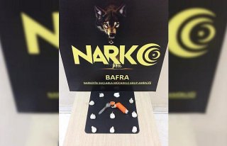 Samsun'da uyuşturucu operasyonunda yakalanan kişi...