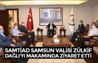SAMTİAD SAMSUN VALİSİ ZÜLKİF DAĞLI'YI MAKAMINDA...