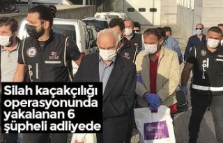 Silah kaçakçılığı operasyonunda yakalanan 6...