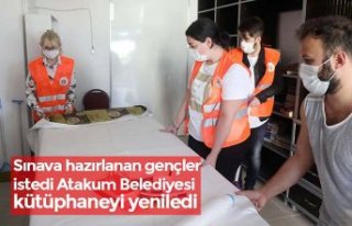 Sınava hazırlanan gençler istedi Atakum Belediyesi...