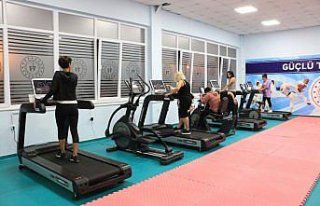 Sinop'ta vatandaşlara ücretsiz spor yapma imkanı...