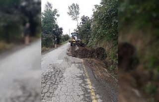 Trabzon'da yol bakım çalışmaları