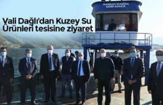 Vali Dağlı’dan Kuzey Su Ürünleri tesisine ziyaret
