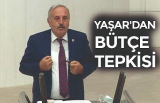 YAŞAR'DAN BÜTÇE TEPKİSİ