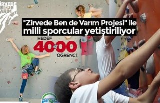 "Zirvede Ben de Varım Projesi" ile milli...