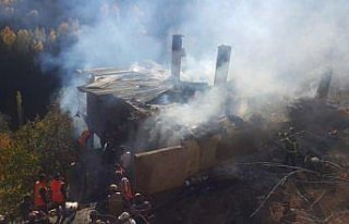 Artvin'de ev yangınları