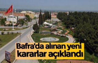 BAFRA İLÇE UMUMİ HIFZISSIHHA KURUL KARARI