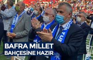BAFRA MİLLET BAHÇESİNE HAZIR