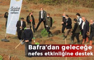 Bafra’dan geleceğe nefes etkinliğine destek