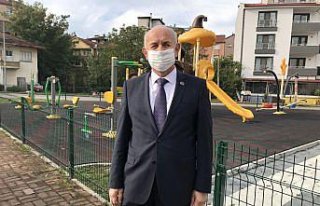 Bartın'da çocuk parkına depremden 65 saat sonra...