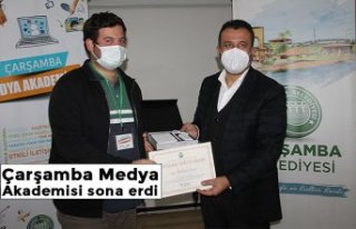 Çarşamba Medya Akademisi sona erdi