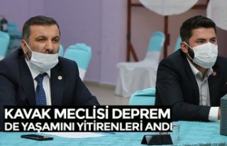 KAVAK MECLİSİ DEPREM DE YAŞAMINI YİTİRENLERİ...