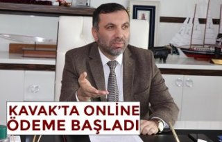 KAVAK’TA ONLİNE ÖDEME BAŞLADI