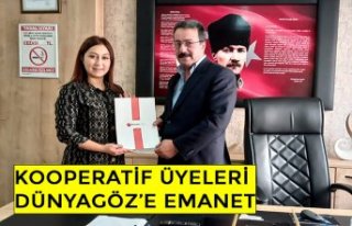 KOOPERATİF ÜYELERİ DÜNYAGÖZ’E EMANET