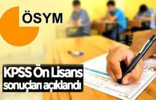 KPSS Ön Lisans sonuçları açıklandı