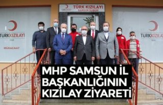 MHP SAMSUN İL BAŞKANLIĞININ KIZILAY ZİYARETİ