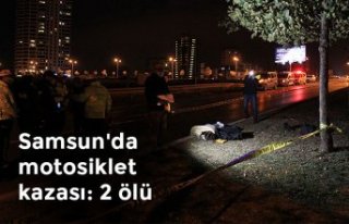 Samsun'da motosiklet kazası: 2 ölü
