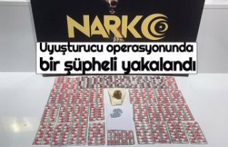 Uyuşturucu operasyonunda bir şüpheli yakalandı