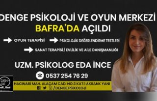 Bafra’da Denge Psikoloji ve Oyun Merkezi hizmet...