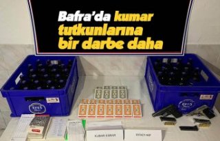 Bafra’da kumar tutkunlarına bir darbe daha