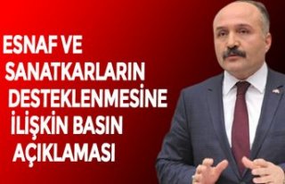 ESNAF VE SANATKARLARIN DESTEKLENMESİNE İLİŞKİN...