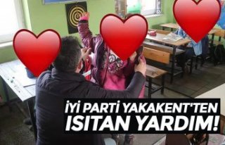 İYİ PARTİ YAKAKENT'TEN ISITAN YARDIM!