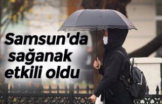 Samsun'da sağanak etkili oldu