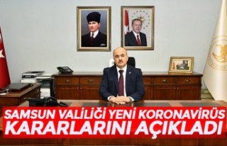 SAMSUN VALİLİĞİ YENİ KORONAVİRÜS KARARLARINI...