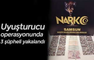 Uyuşturucu operasyonunda 3 şüpheli yakalandı