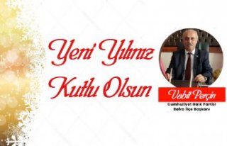 Vahit Perçin'den yeni yıl mesajı