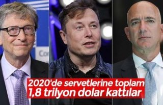 2020'de servetlerine toplam 1,8 trilyon dolar...