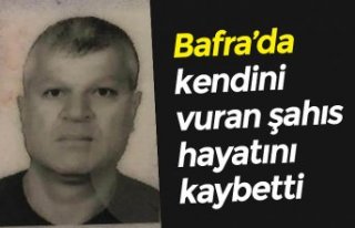 Bafra'da kendini vuran şahıs hayatını kaybetti