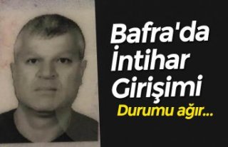 Bafra'da İntihar Girişimi