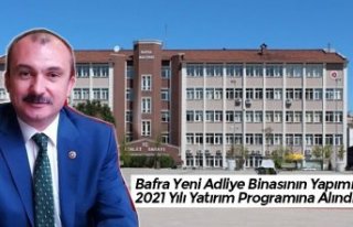 Bafra Yeni Adliye Binasının Yapımı 2021 Yılı...