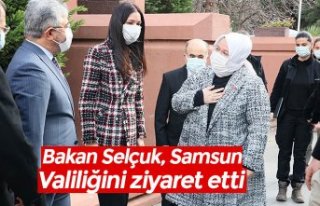  Bakan Selçuk, Samsun Valiliğini ziyaret etti