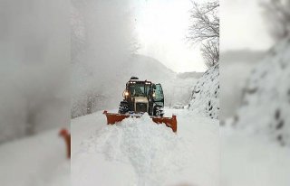 Batı Karadeniz'de kar yağışı nedeniyle 634 köy...
