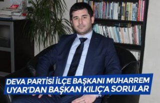DEVA PARTİSİ İLÇE BAŞKANI MUHARREM UYAR’DAN...