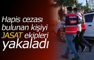 Hapis cezası bulunan kişiyi JASAT ekipleri yakaladı